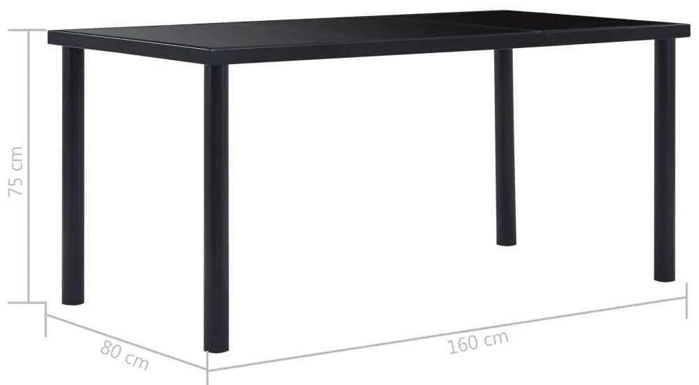 9 pcs conjunto de jantar couro artificial castanho