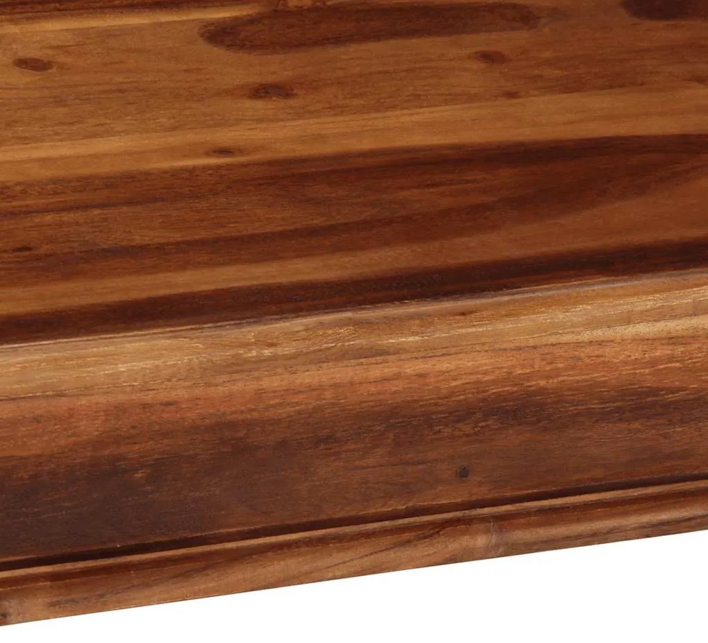 Mesa de centro 110x60x40 cm madeira maciça de acácia