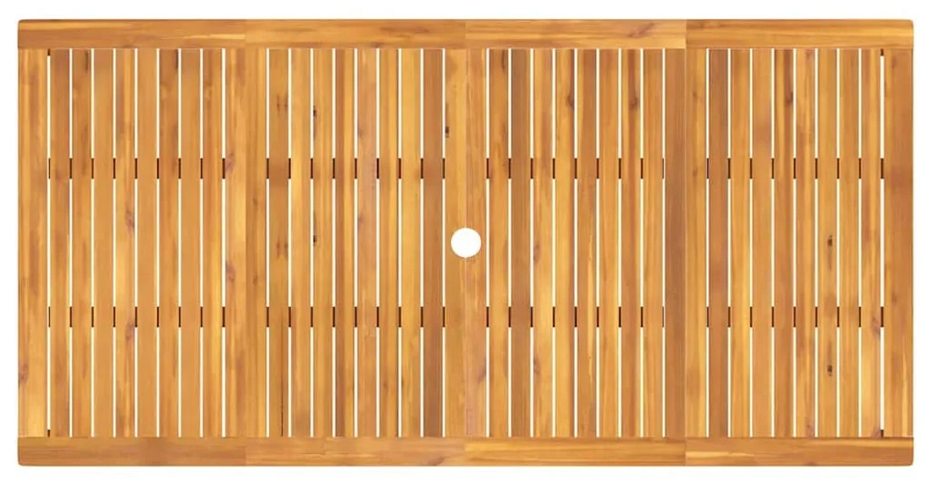 Conjunto de Jantar para Jardim 9 pcs Castanho 180 x 90 x 75 cm