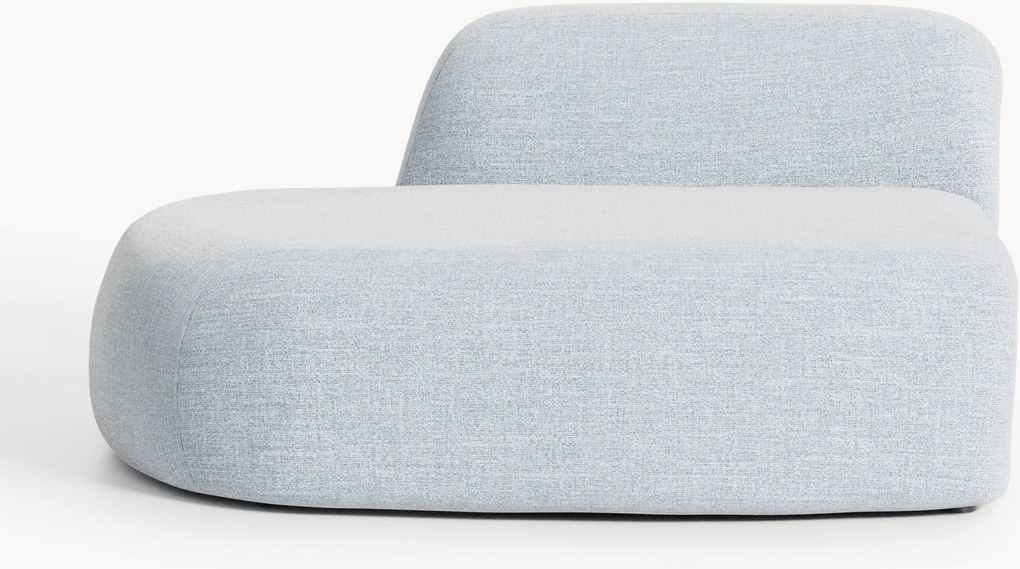 Módulo de chaise longue em bouclé Wolke