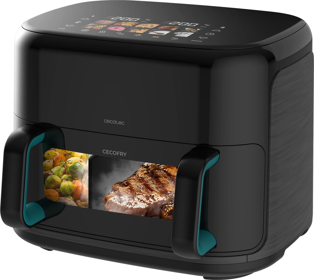 Fritadeira de ar digital Cecofry&amp;Grill Smokin'Prime 11000 com quatro resistências