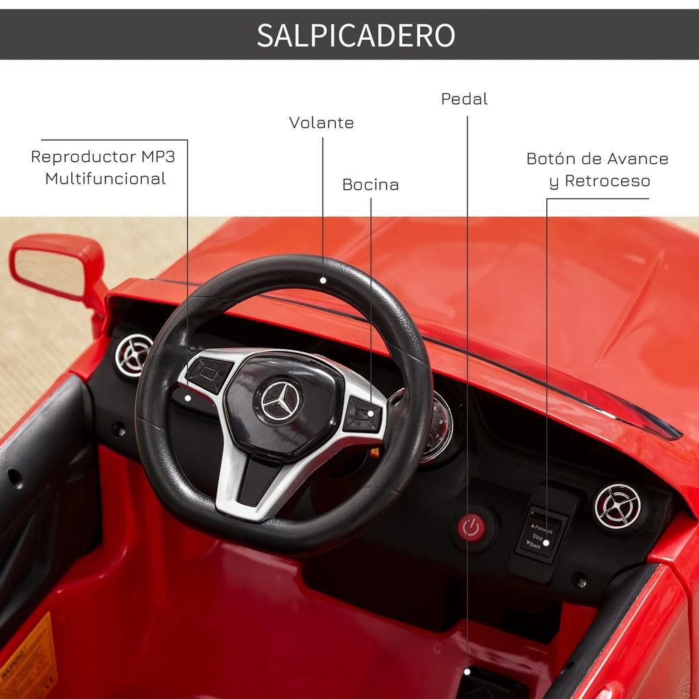 Carro Eléctrico Mercedes Benz GLA para Crianças acima de 3 Anos com Co