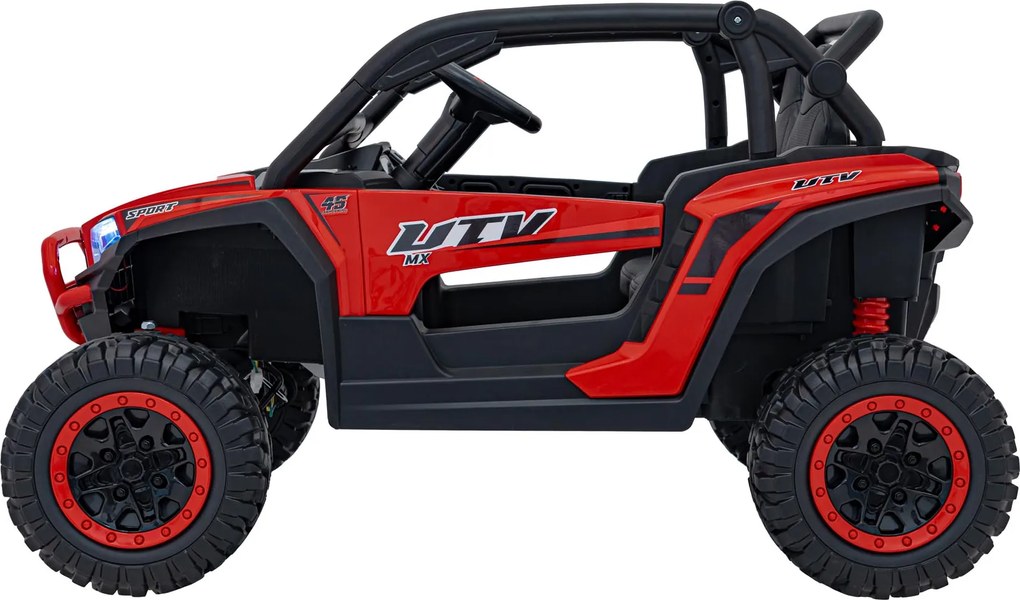 Buggy elétrico para Crianças 24V, 4x4  Buggy 4x4 KCK Rodas de espuma EVA Vermelho