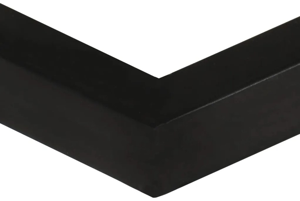 Mesa de apoio formato em U 45x30x61cm madeira recuperada maciça