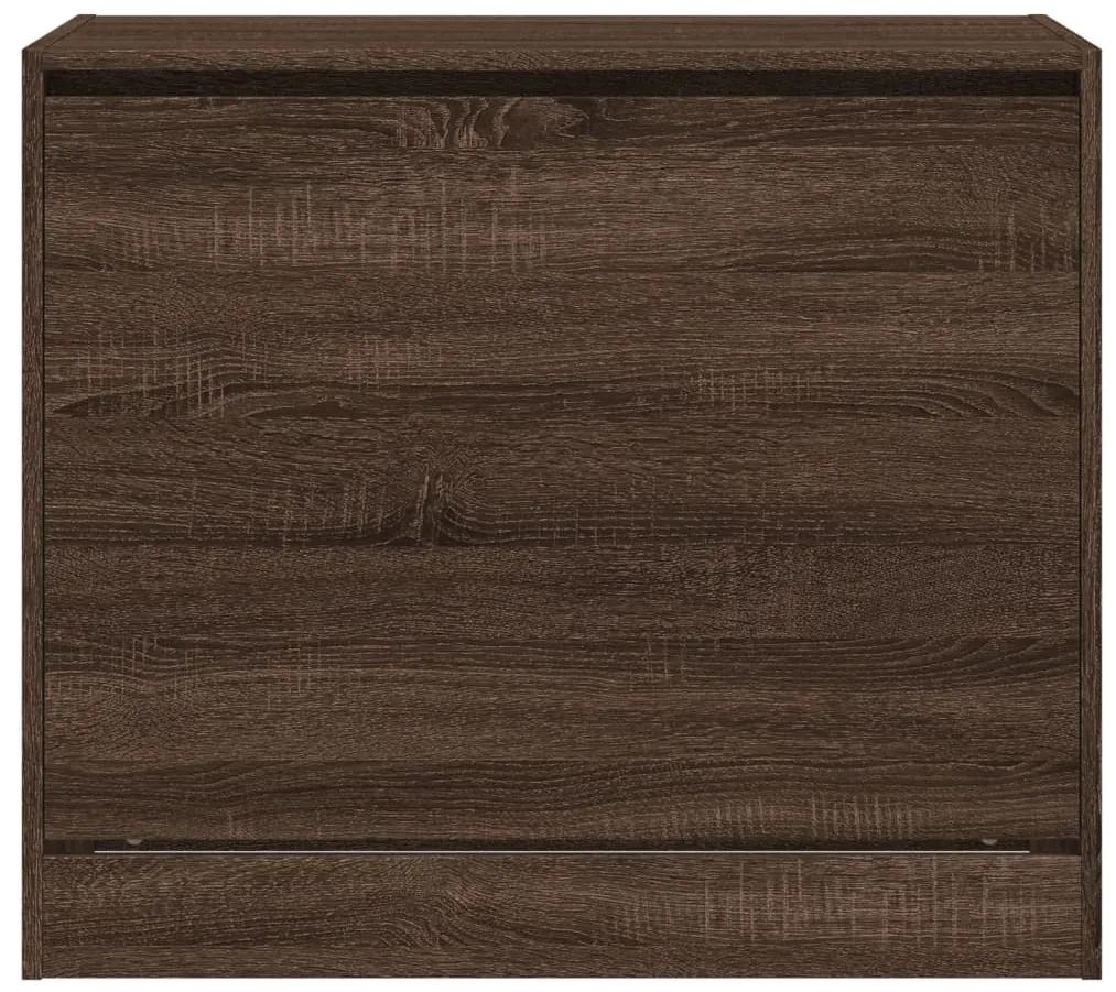 Sapateira 80x42x69 cm derivados de madeira carvalho castanho