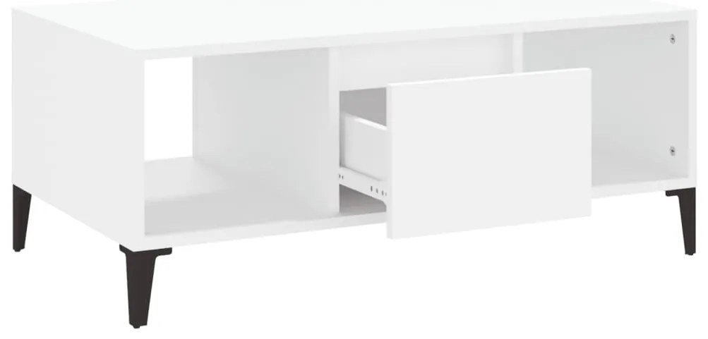 Mesa de centro 90x50x36,5 cm derivados de madeira branco