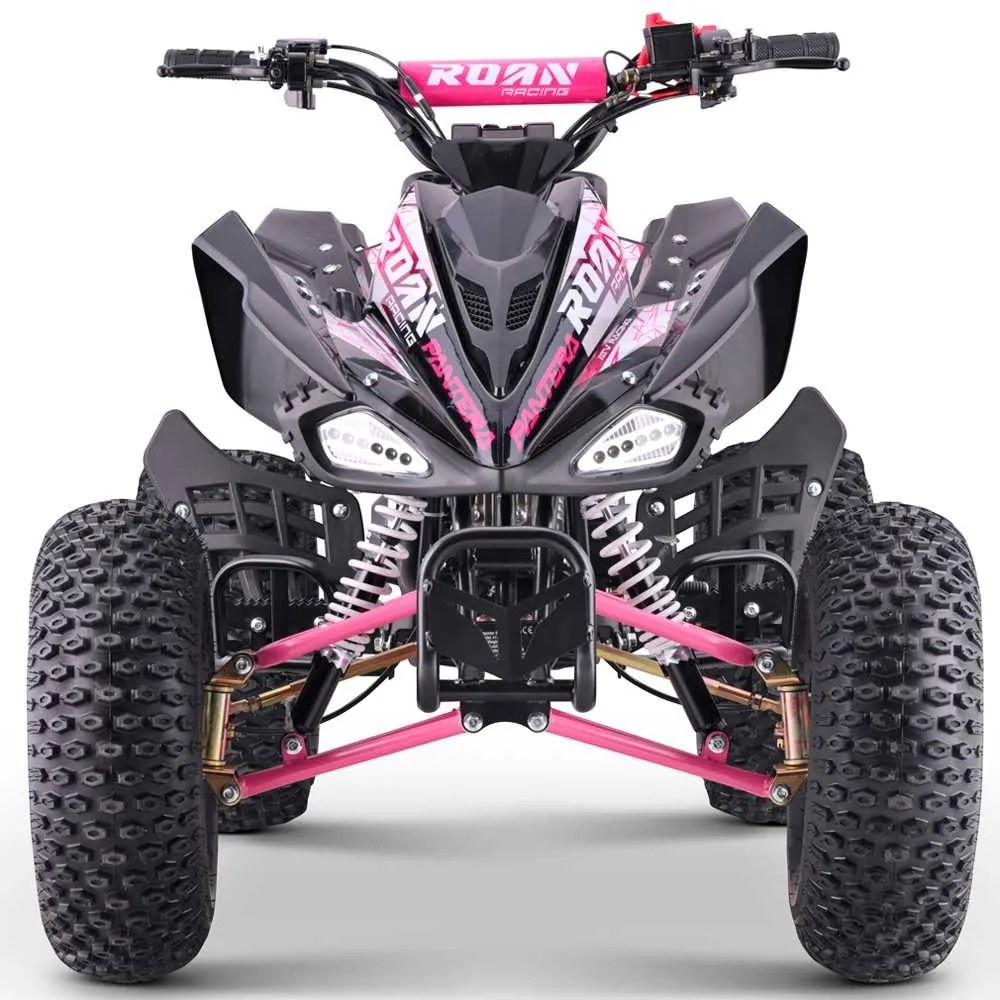 MINI MOTO 4 GASOLINA PARA CRIANÇAS 110cc PANTERA R8 automático com marcha atrás Rosa