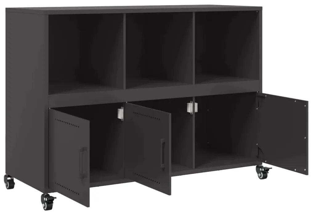 Aparador 100,5x39x72 cm aço preto