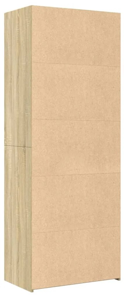 Armário alto 70x41x185 cm derivados de madeira carvalho sonoma