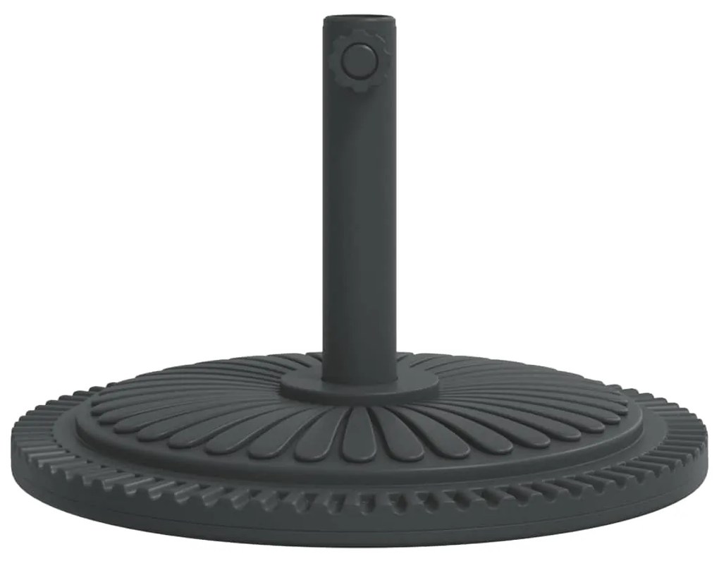 Base de guarda-sol para postes de Ø38/48 mm 12 kg redondo