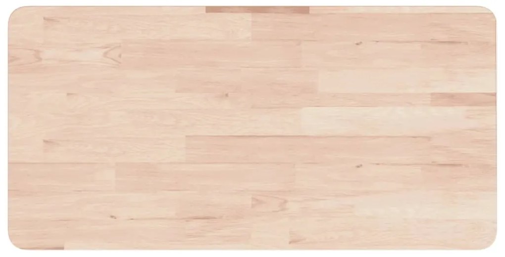 Bancada p/ casa de banho 100x60x4 madeira maciça não tratada