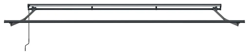 Toldo Retrátil Manual Cinzento-claro 450x300 cm