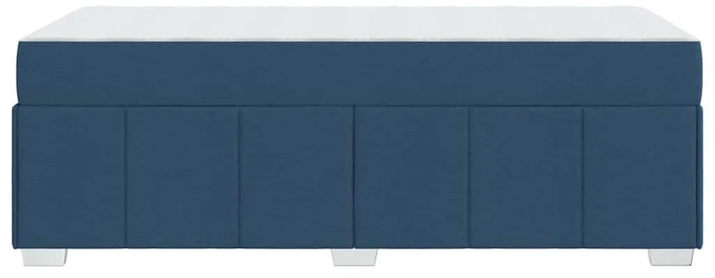 Estrutura da Cama Azul 90 x 190 cm tecido