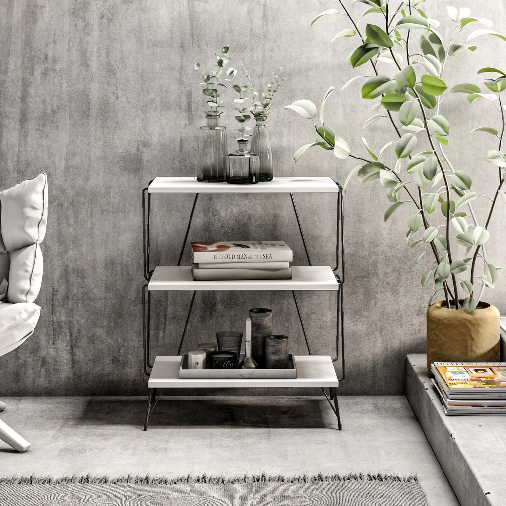 Mesa de Apoio Lazandos – Branco – 46x76x30 cm
