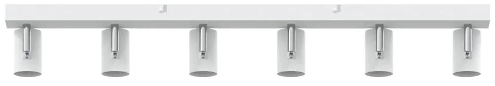 Spotlight de Teto 6 Vias Ajustáveis Branco E27