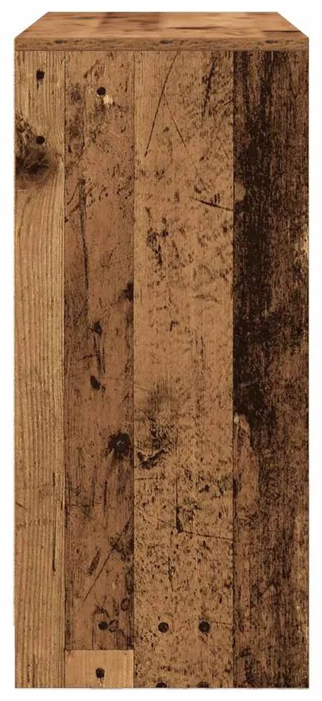 Aparador c/ gavetas e portas 70,5x34x74,5 cm madeira velha