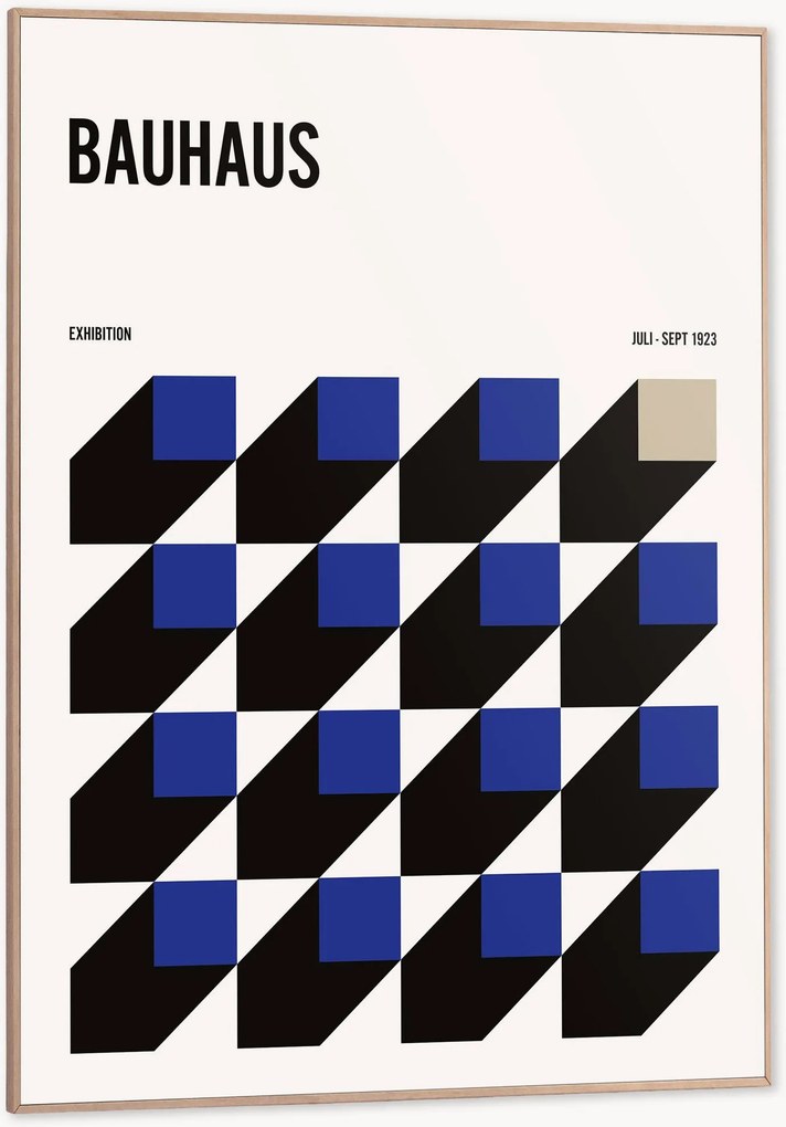 Impressão digital emoldurada Bauhaus