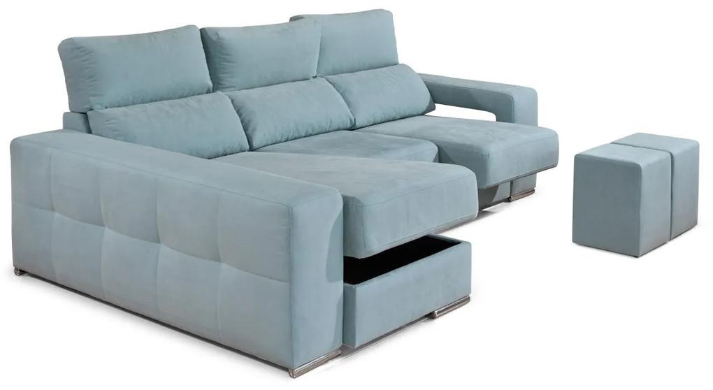 Sofá Toronto - com chaiselongue, Tecidos Confort