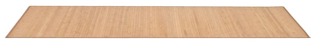 Tapete de bambu 80x200 cm castanho