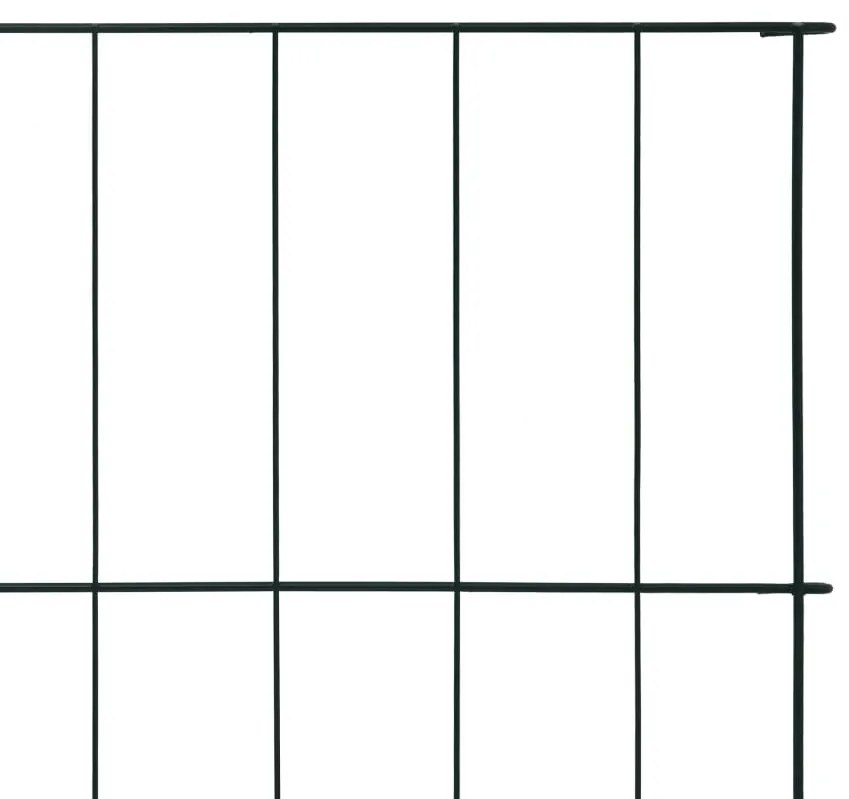 Conjunto painéis de vedação para jardim 115x79 cm verde