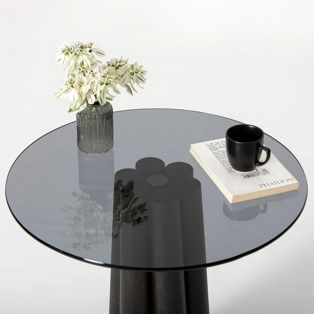 Mesa de Centro Thales – Cinzento Escuro – 50 cm x 50 cm x 50 cm