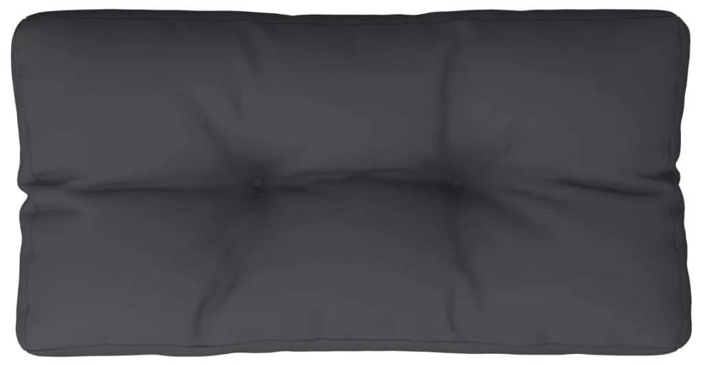 Almofadão para sofá de paletes 80x40x12 cm tecido preto