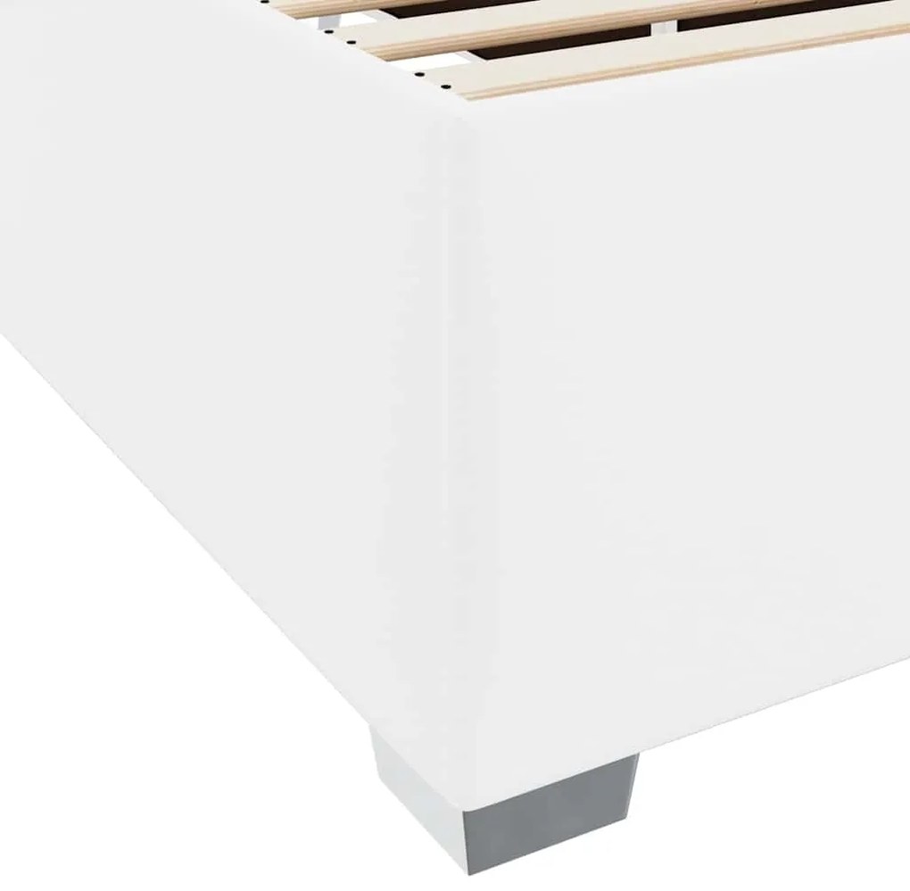 Estrutura da Cama Outros Branco 180 x 200 cm Couro sintético