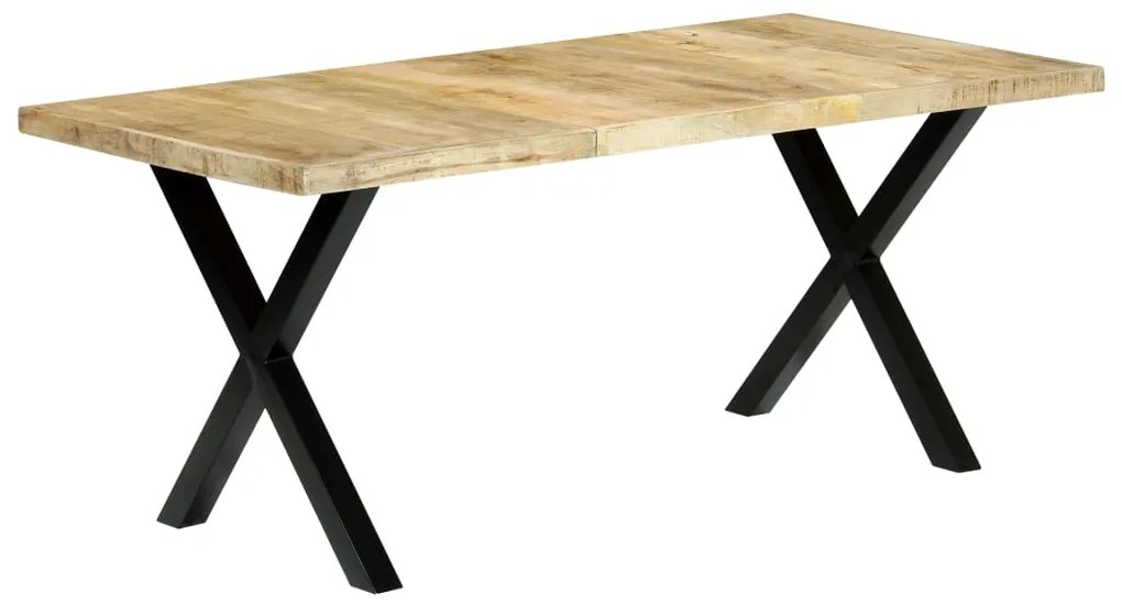 Mesa de jantar 180x90x76 cm madeira de mangueira maciça