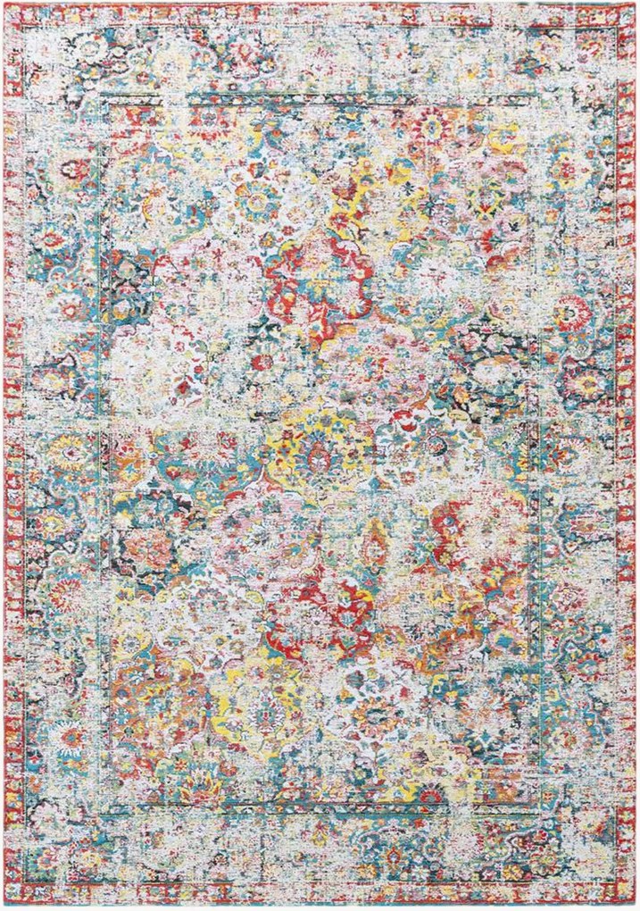 Tapete lavável em jacquard para interior e exterior Bakhtiari