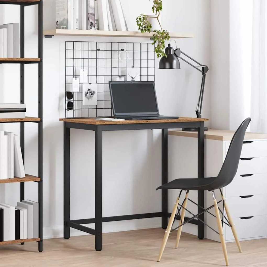 vidaXL mesa Madeira antiga 100 x 50 x 76,5 cm