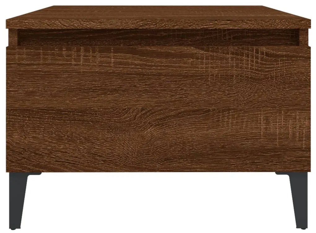 Mesa de apoio 50x46x35 cm derivados madeira carvalho castanho