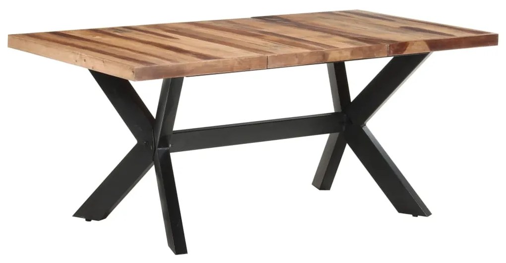 Mesa de jantar 180x90x75 cm madeira maciça c/ acabamento a mel