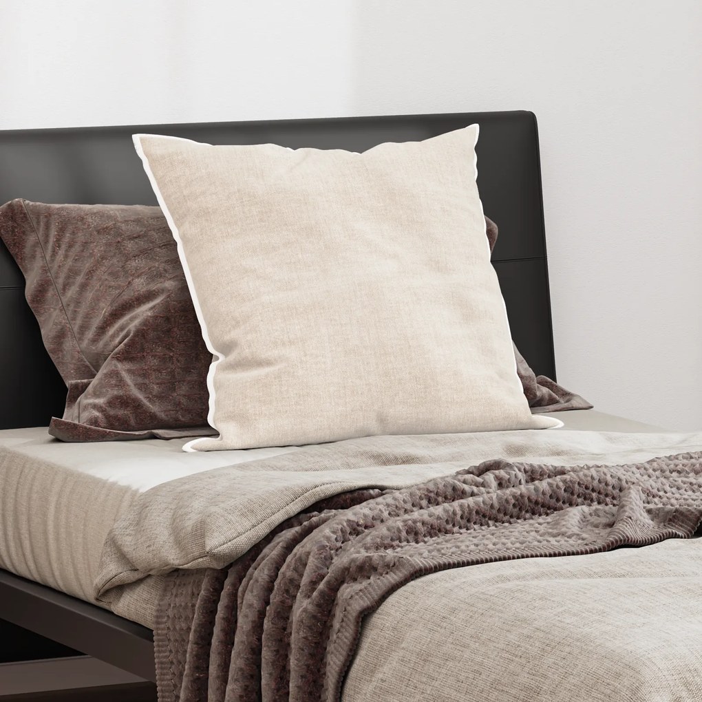 vidaXL Almofada Branco 80 x 80 cm 85gsm 100% poliéster