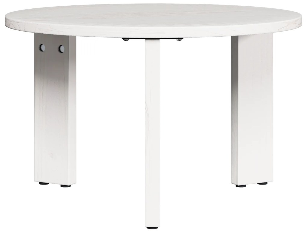 Conjunto de Mesas de Café 3 pcs Branco 47.5 x 47.5 x 27 cm