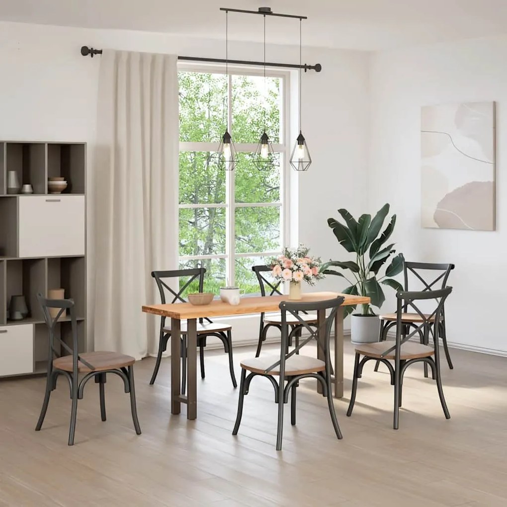 Pés de mesa de console em aço natural, 2 peças, 28x(72-73) cm, aço