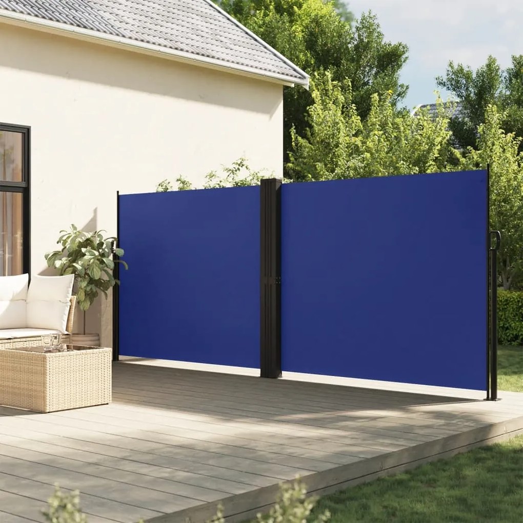 Toldo lateral retrátil 180x1200 cm azul