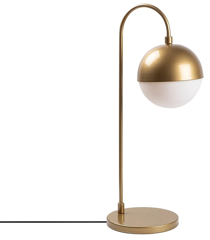 Candeeiro de Mesa Horn – Dourado – 18 x 25 x 53 cm