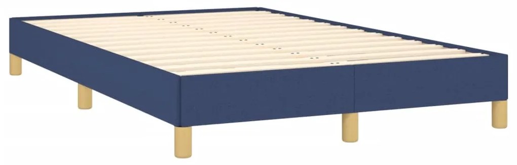 Estrutura de cama sem colchão 120x200 cm tecido azul