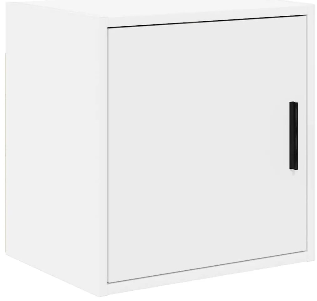 Armários de garagem 2 pcs derivados de madeira branco
