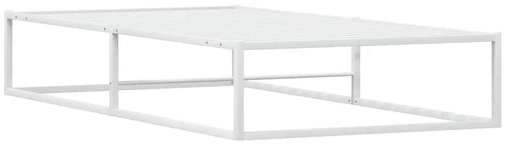 Estrutura de cama sem colchão branco 90x200 cm metal