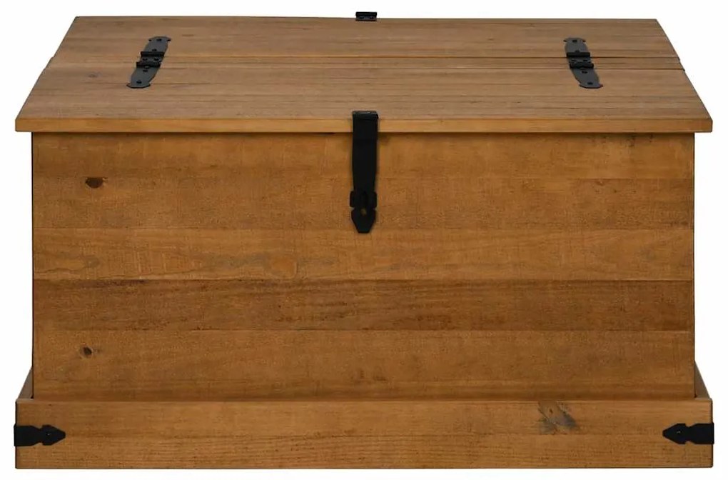 Caixa de arrumação HALDEN 91x91x47 cm pinho maciço