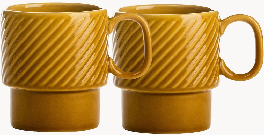 Canecas Coffee & More, conjunto de 2