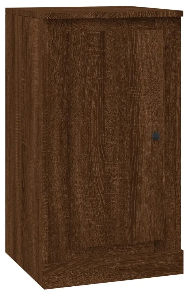 Aparadores 2 pcs 37,5x35,5x67,5 deriv.madeira carvalho castanho