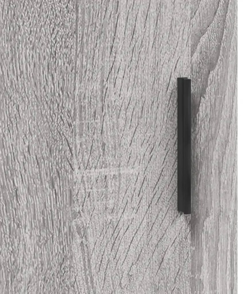 Armários de parede 2 pcs 69,5x34x90 cm cinzento sonoma