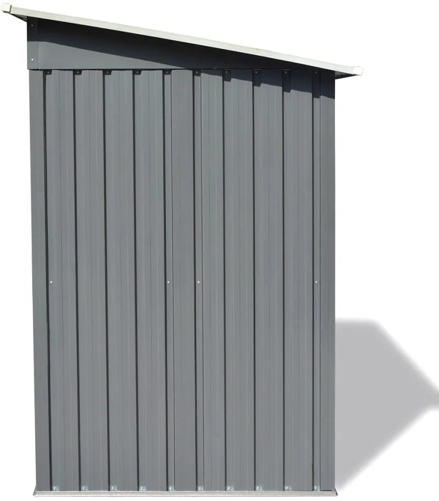 Abrigo de jardim metal cinzento
