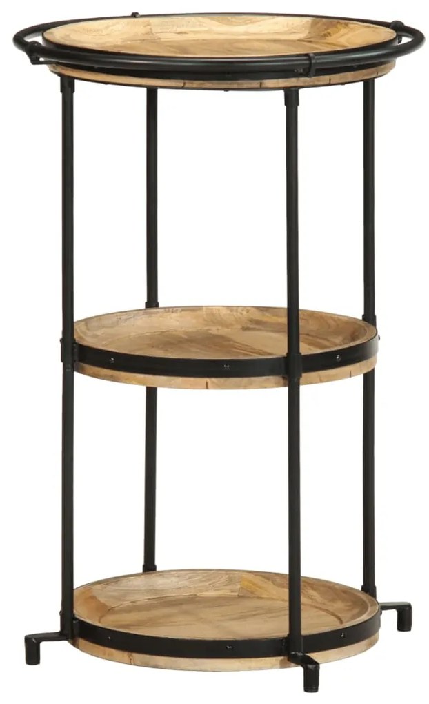 Mesa de apoio Ø55x83 cm madeira de mangueira maciça