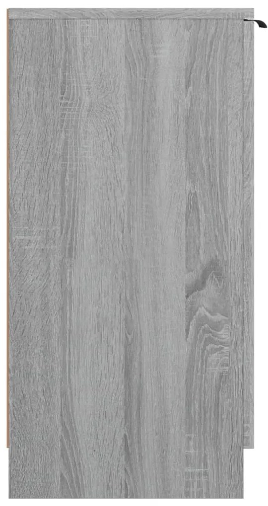 Sapateira 59x35x70 cm derivados de madeira sonoma cinza