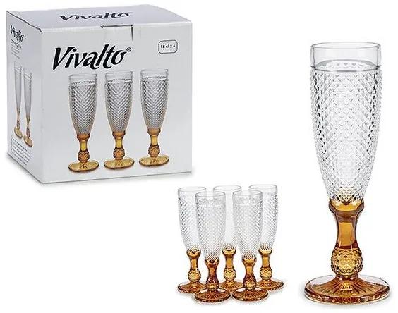 Taça Vivalto Cristal Transparente (180 ml) (7 x 20 x 7 cm)