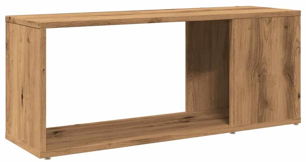Móvel de TV 80x24x32cm derivados de madeira carvalho artisiano