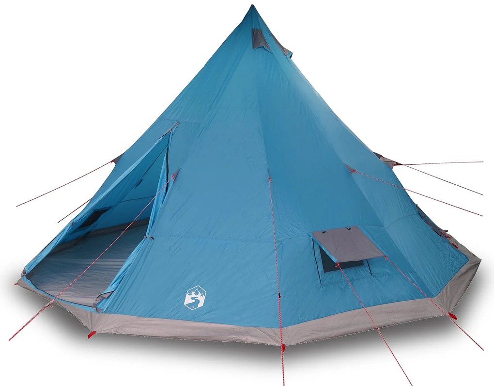 Tenda Familiar Tipi Azul para 12 Pessoas Impermeável
